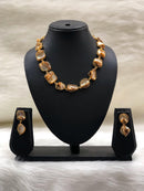 Garden of Gems Light Brown Necklace Set