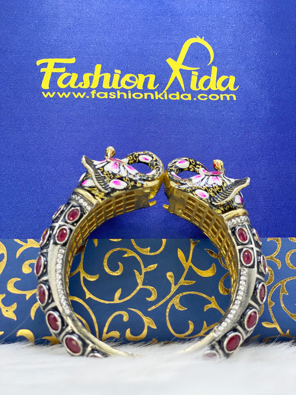 Elephant Printed Kada Bangles