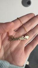 Gorgeous Heart Name Pendant Necklace