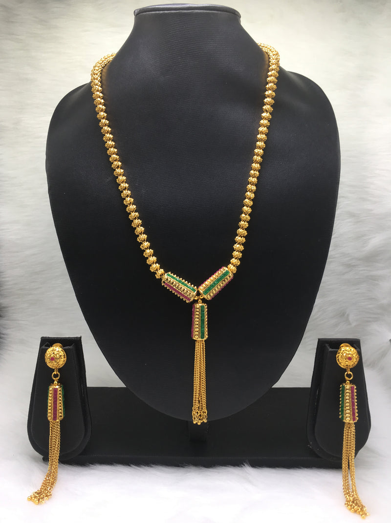 Ritual Ram Gold Plated Necklace Set