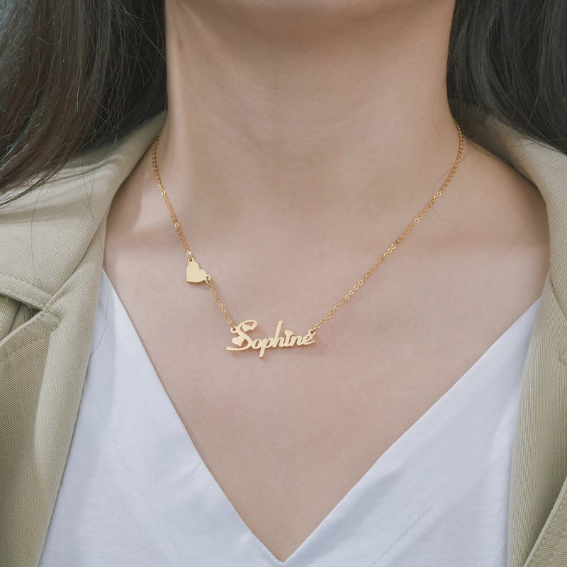 Glamorous Love Hearts Pendant Necklace